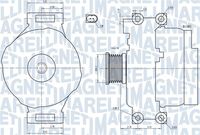 MAGNETI MARELLI MQA1773 - Alternador