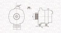 MAGNETI MARELLI MQA1780 - Alternador