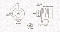 MAGNETI MARELLI MQA1541 - Alternador