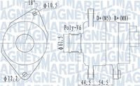 MAGNETI MARELLI MQA1558 - Alternador