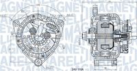 MAGNETI MARELLI 063731871010 - Alternador