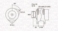 MAGNETI MARELLI MQA1577 - Alternador