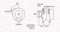 MAGNETI MARELLI MQA1580 - Alternador