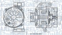 MAGNETI MARELLI MQA15852 - Alternador