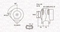 MAGNETI MARELLI MQA1591 - Alternador