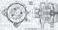 MAGNETI MARELLI MQA1613 - Alternador