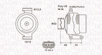 MAGNETI MARELLI MQA1635 - Alternador