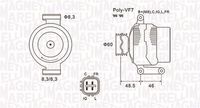 MAGNETI MARELLI MQA1726 - Alternador