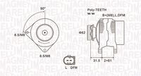 MAGNETI MARELLI MQA1820 - Alternador