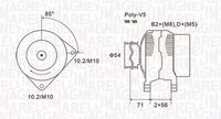 MAGNETI MARELLI MQA1833 - Alternador