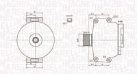 MAGNETI MARELLI MQA1908 - Alternador