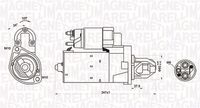 MAGNETI MARELLI MQS1249 - Motor de arranque