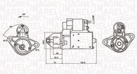 MAGNETI MARELLI MQS1253 - Motor de arranque