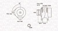 MAGNETI MARELLI MQA1975 - Alternador