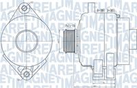 MAGNETI MARELLI MQA1995 - Alternador