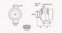 MAGNETI MARELLI MQA2034 - Alternador