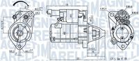 MAGNETI MARELLI MQS1458 - Motor de arranque