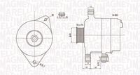 MAGNETI MARELLI MQA2112 - Alternador