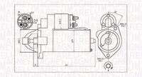 MAGNETI MARELLI MQS624 - Motor de arranque