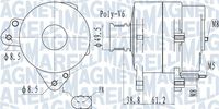 MAGNETI MARELLI MQA2137 - Alternador