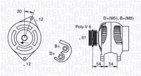 MAGNETI MARELLI MAN1110 - Alternador