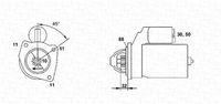 MAGNETI MARELLI MSN8040 - Motor de arranque