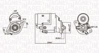 MAGNETI MARELLI MQS1154 - Motor de arranque