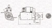 MAGNETI MARELLI MQS1200 - Motor de arranque