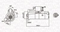 MAGNETI MARELLI MQS1221 - Motor de arranque