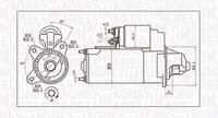 MAGNETI MARELLI MQS1396 - Motor de arranque