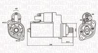 MAGNETI MARELLI MQS1405 - Motor de arranque