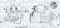 MAGNETI MARELLI MQS1524 - Motor de arranque