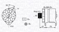 MAGNETI MARELLI MAN323 - Alternador