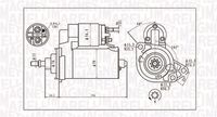 MAGNETI MARELLI MQS295 - Motor de arranque