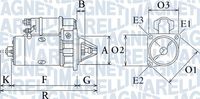 MAGNETI MARELLI MQS325 - Motor de arranque