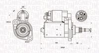 MAGNETI MARELLI MQS619 - Motor de arranque