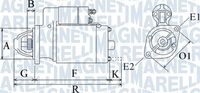 MAGNETI MARELLI MQS923 - Motor de arranque