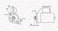 MAGNETI MARELLI MQS618 - año construcción desde: 08/1989<br>año construcción hasta: 12/1991<br>Código de motor: 9A<br>nº de motor desde: Cambio manuale<br>Equipamiento de vehículo: para vehículos con caja de cambios manual<br>Cantidad de agujeros de fijación: 2<br>Tensión [V]: 12<br>Potencia nominal [kW]: 1,4<br>Sentido de giro: Sentido de giro a la izquierda (antihorario)<br>Número de dientes: 10<br>