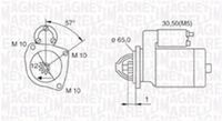 MAGNETI MARELLI MQS1252 - Motor de arranque