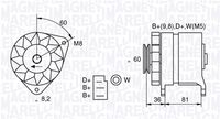 MAGNETI MARELLI MQA1227 - Alternador