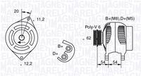 MAGNETI MARELLI MQA1223 - Alternador