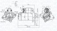 MAGNETI MARELLI MQS1415 - Motor de arranque