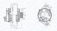 MAGNETI MARELLI MQA1318 - Alternador