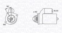 MAGNETI MARELLI MSN801 - Motor de arranque