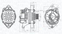 MAGNETI MARELLI MQA861 - Alternador