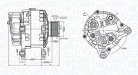 MAGNETI MARELLI MQA9064 - Alternador