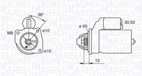 MAGNETI MARELLI MSN8060 - Motor de arranque