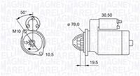 MAGNETI MARELLI MQS1158 - Motor de arranque