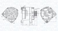 MAGNETI MARELLI MQA2041 - Alternador