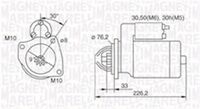 MAGNETI MARELLI MQS1067 - Motor de arranque